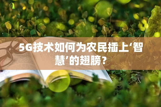 5G技术如何为农民插上‘智慧’的翅膀？