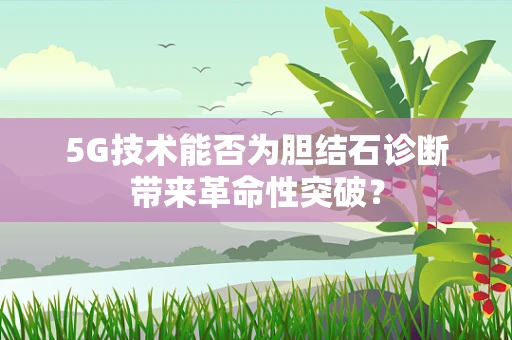 5G技术能否为胆结石诊断带来革命性突破？