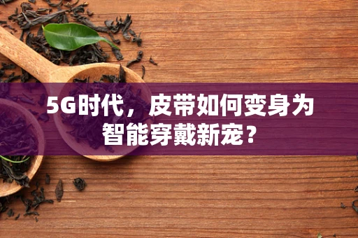 5G时代，皮带如何变身为智能穿戴新宠？