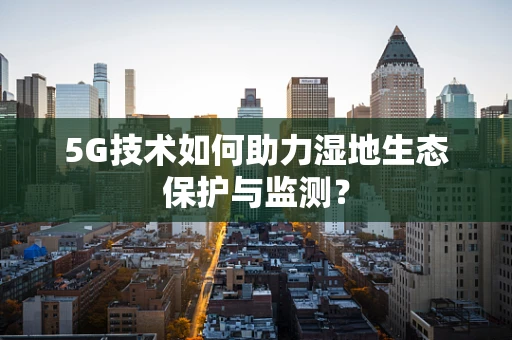 5G技术如何助力湿地生态保护与监测？